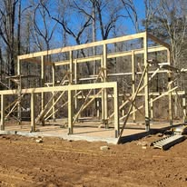 Timber Frame In Progress