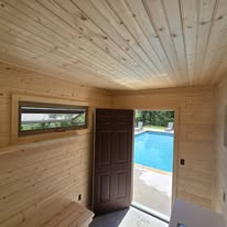 Cedar-lined interior craftsmanship
